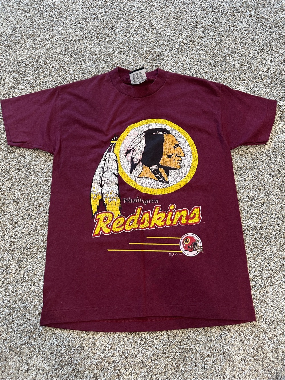 Vintage 1992 Washington Redskins NFL T-Shirt Signal Sports Youth L 16-18